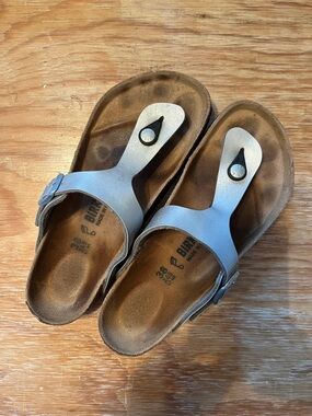 Birkenstock Silver Gizeh